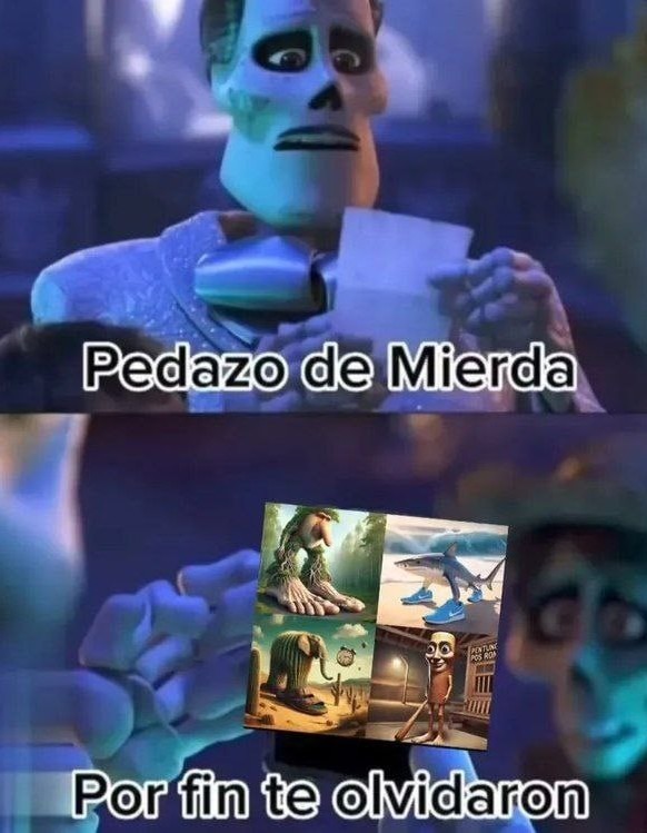 Al fin se largó ese pedazo de caca - meme