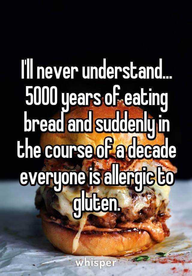 This post is gluten free - meme