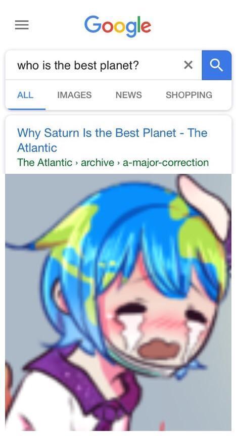 I'm not sure where all these Earth-chan memes came from but at this point I'm to afraid to ask