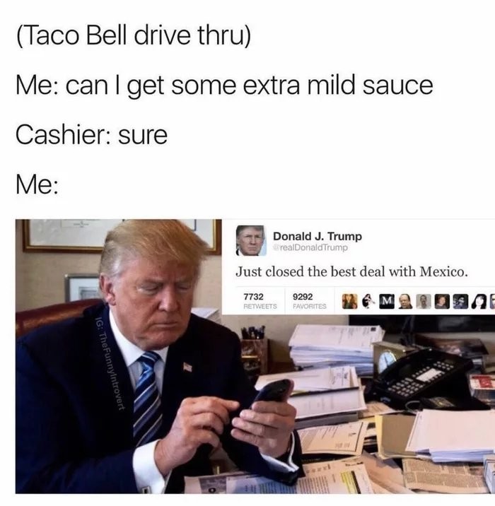 Who loves tacos? - meme