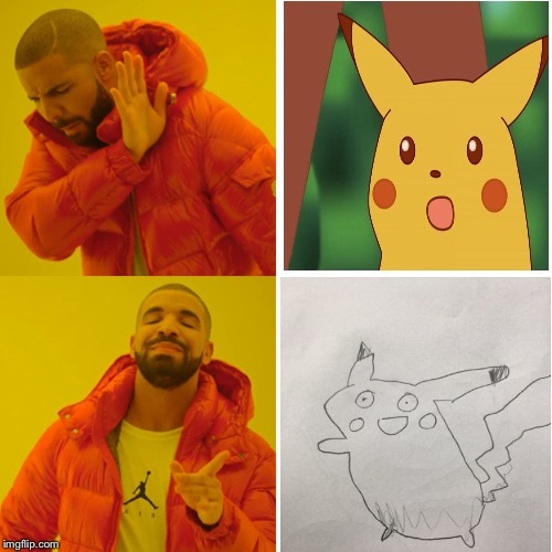 Le pikachu - meme