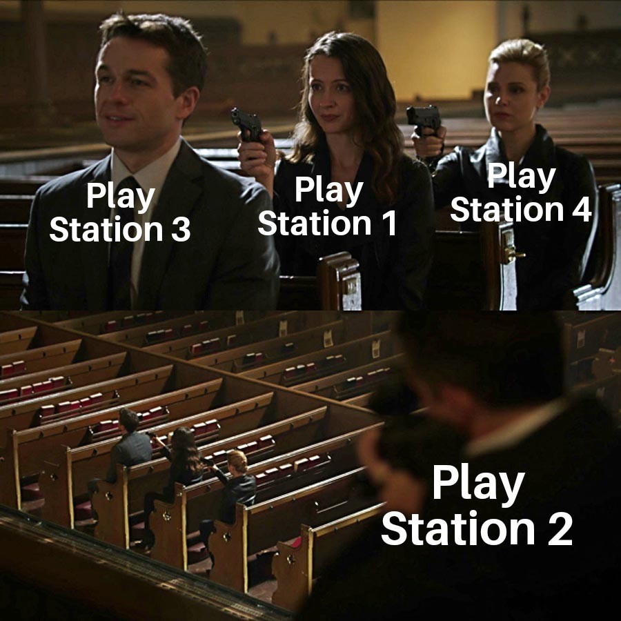 PS2 es la consola más vendida y chipeada De la historia - meme
