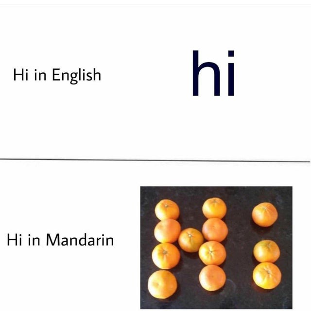How to say hi in mandarin - meme