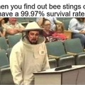 Bees are extremely dangerous insects