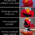 Lol. Elmo in trouble