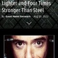Scientists have created a new material that is five times lighter and four times stronger than steel