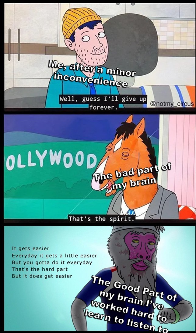 If Bojack changed your life raise your hand - meme