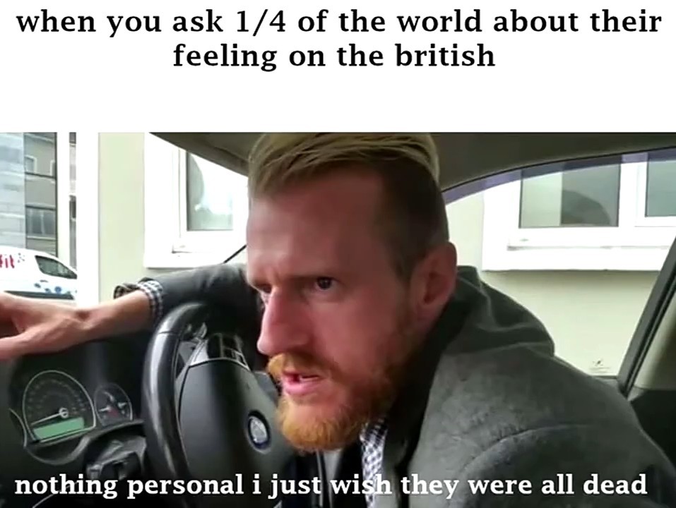 The British - meme