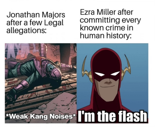 Ezra Miller could keep the role? - meme