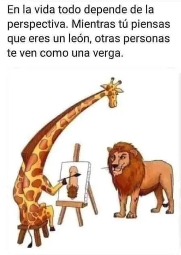 Pintura de jirafa - meme