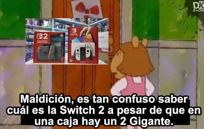 Switch 2 nivel: te confunde más que tu ex - meme