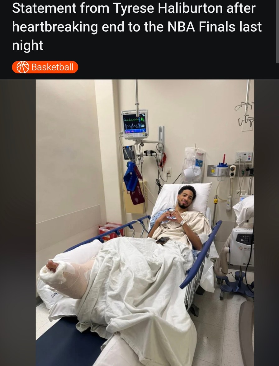 Tyrese Haliburton speaks out after Finals heartbreak - meme