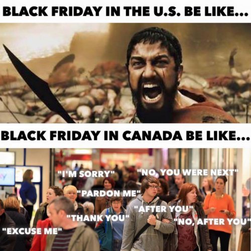 America vs Canada - meme