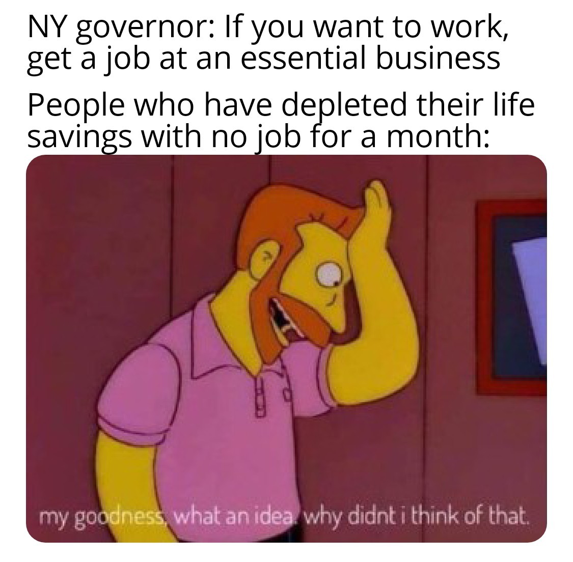 Worst governor? I'd say New York or Michigan - meme