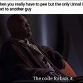 the code forbids it