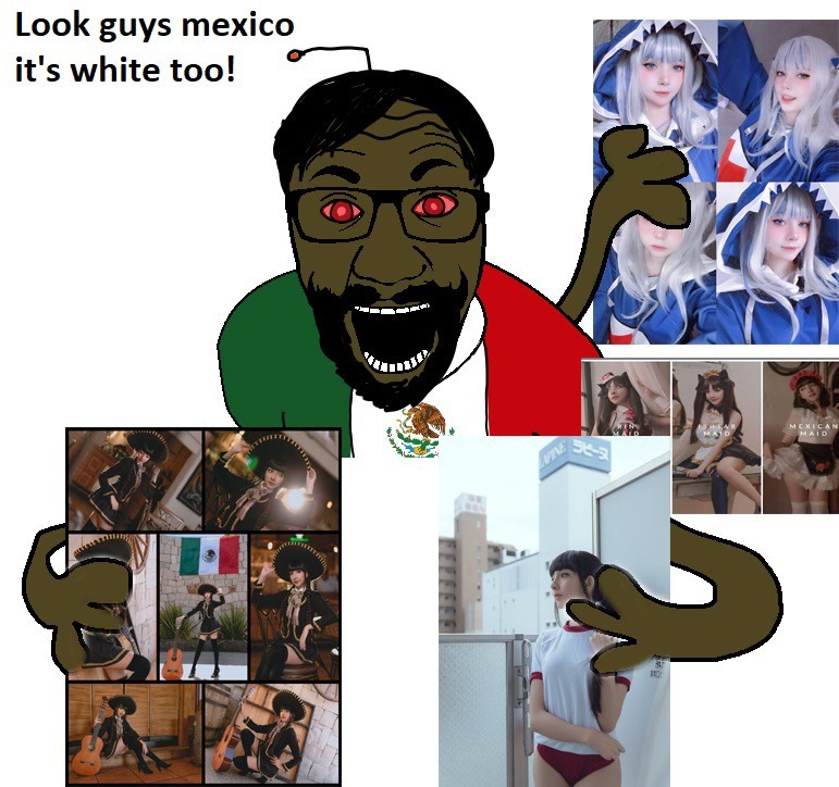 Como me dan asco los mexicanos usando fotos de inmigrantes japonesas como prueba de que Mexico es blanco - meme