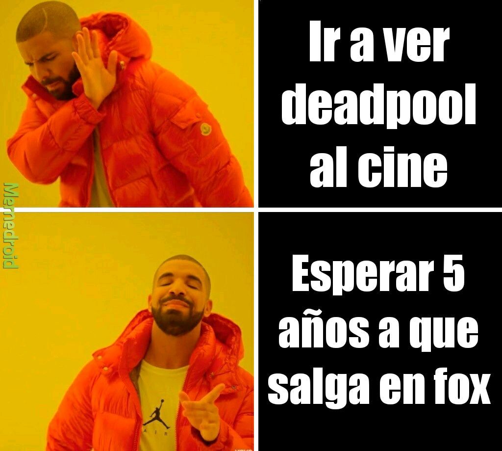 Deadpool 1 - meme