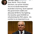 Australia’s PM does not have good priorities