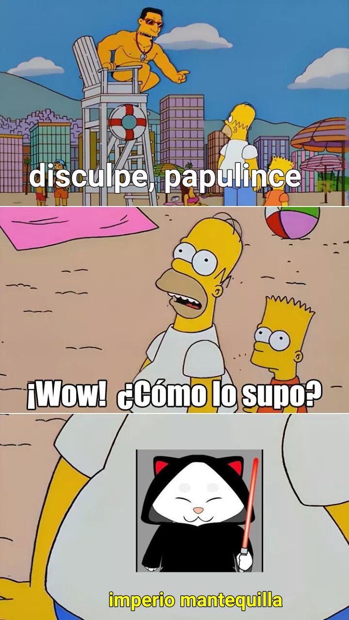Homero es del Imperio Mantequilla (Grupo de memes autista)