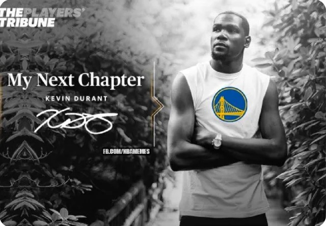 Kevin Durant to the warriors meme