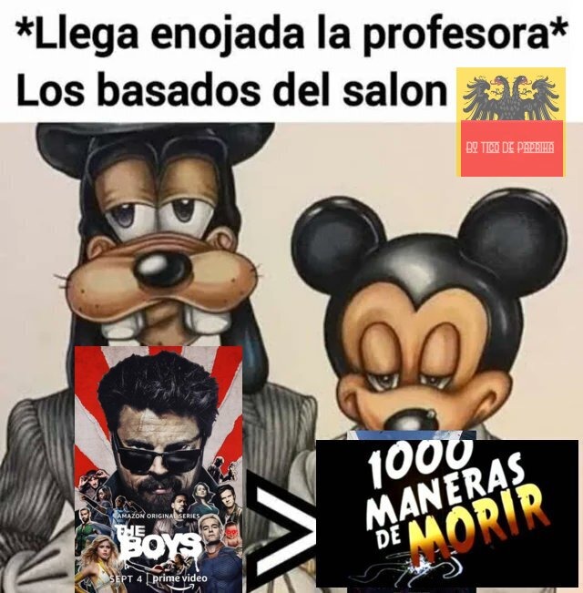 The Boys Es El Mil Maneras De Morir Actual, Pero Con Mas Presupuesto y En Streaming : ) - meme