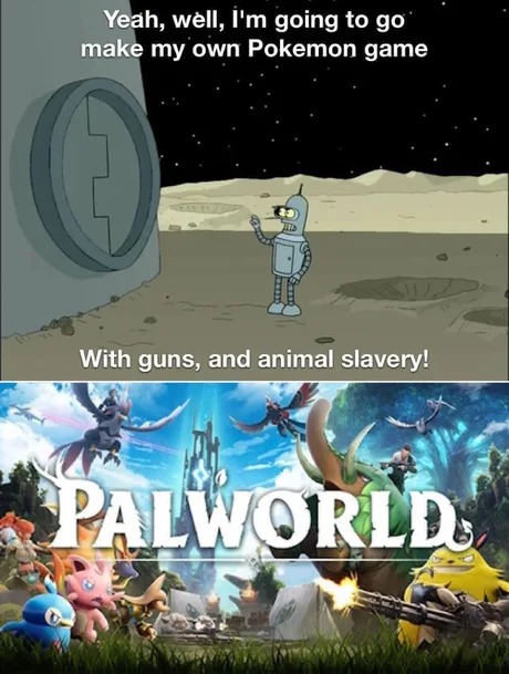 Palworld, the video game - meme