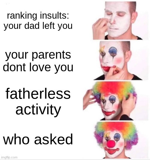 Ranking insults - meme