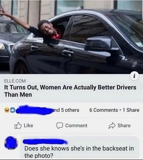 Women drivers - meme