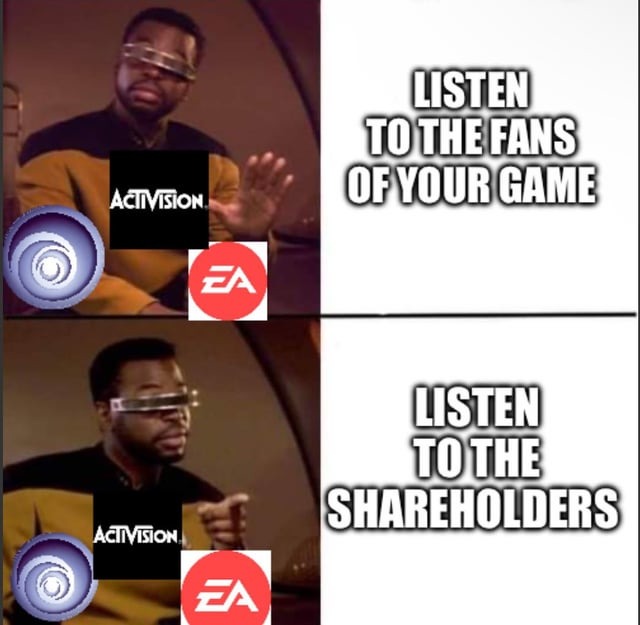 Video game companies - meme