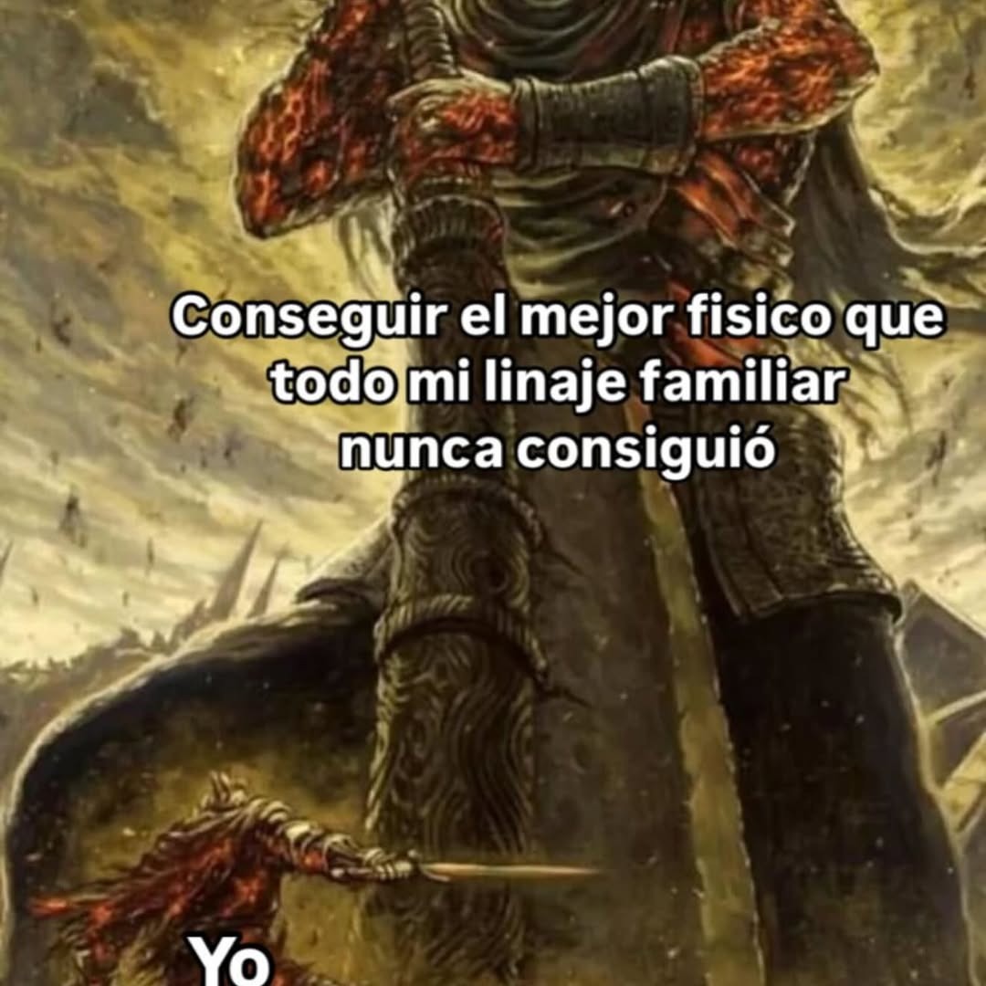 Yo intentando tener el físico que ninguno de mis ancestros logró - meme