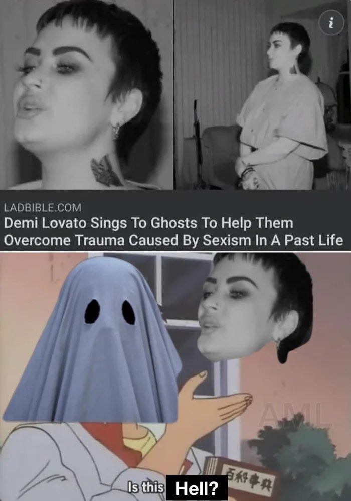 Poor ghosts - meme