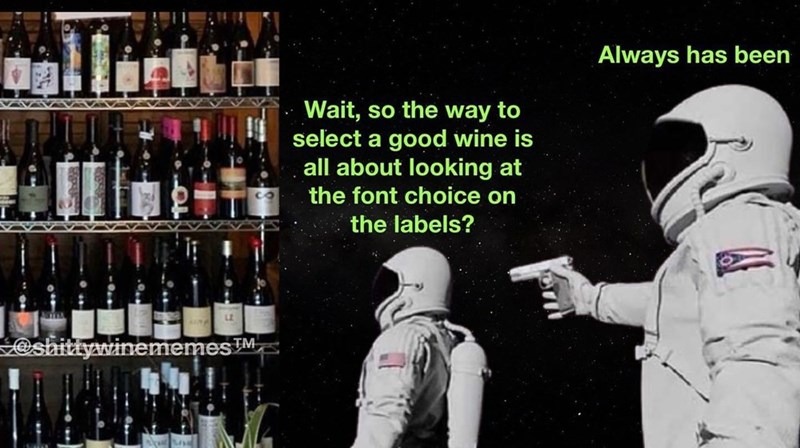 Good wine - meme