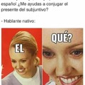 Meme del idioma español