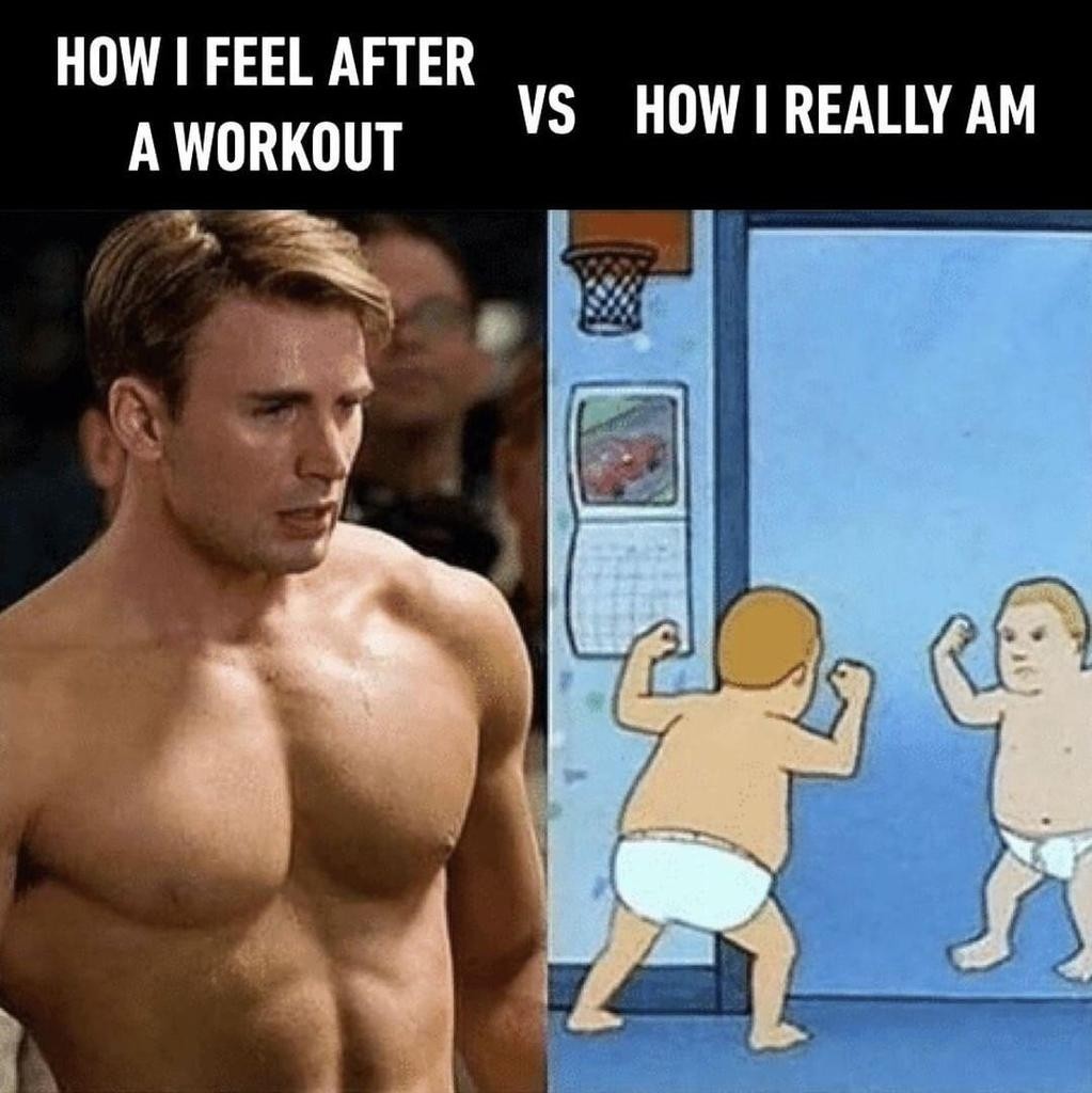 After gym - meme