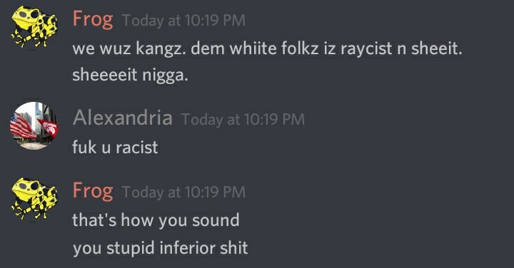 Dongs in a discord nigger - meme