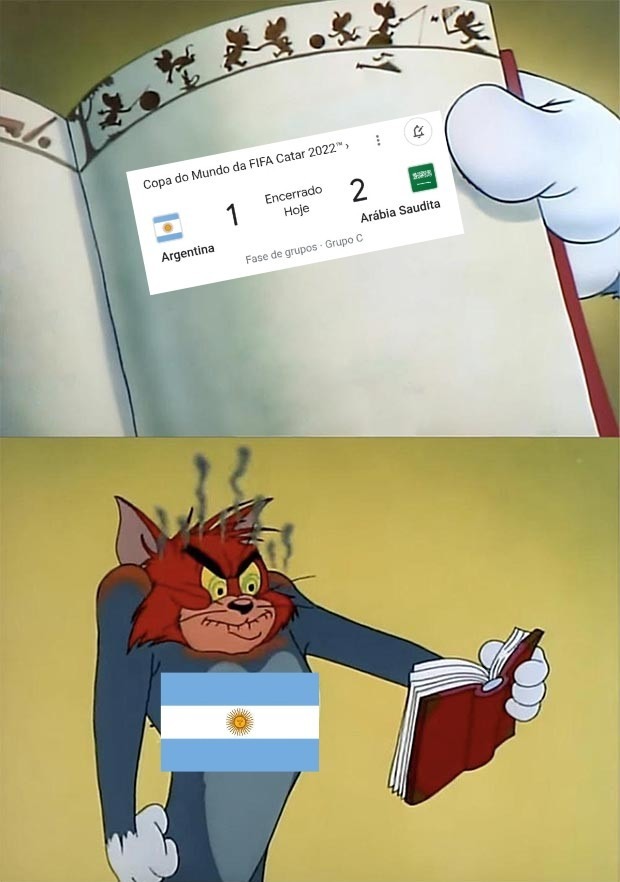 Sente a pressão Argentina - meme