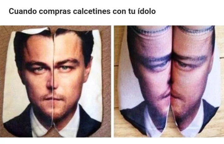 Calcetines de Leonardo DiCaprio :boomer: - meme