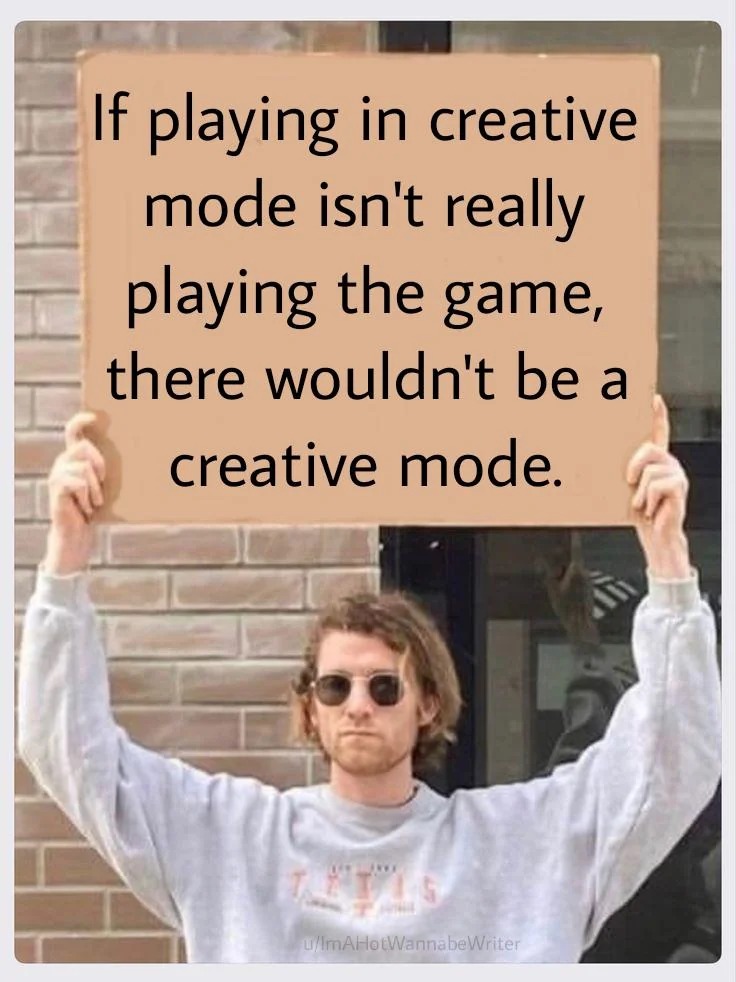 Creative mode - meme