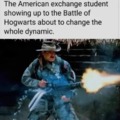 Battle of Hogwarts meme