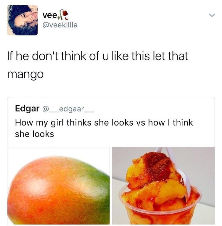 Oh mighty mangoes - meme