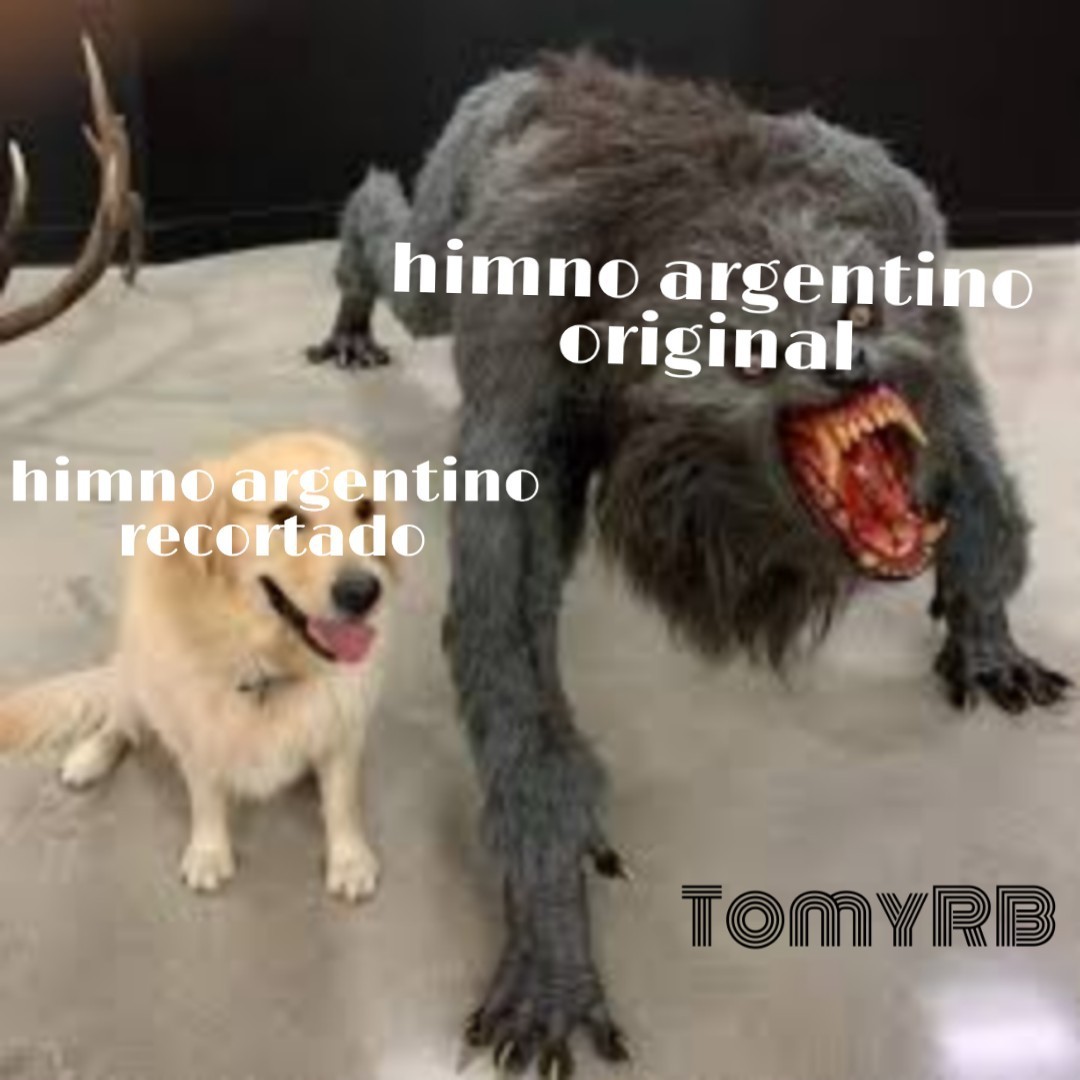 Himno nacional argentino - meme