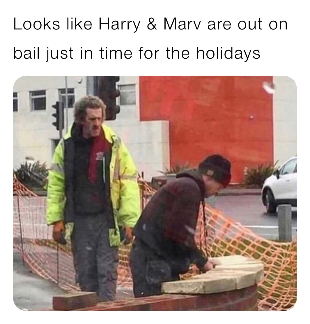 Harry and Marv... - meme