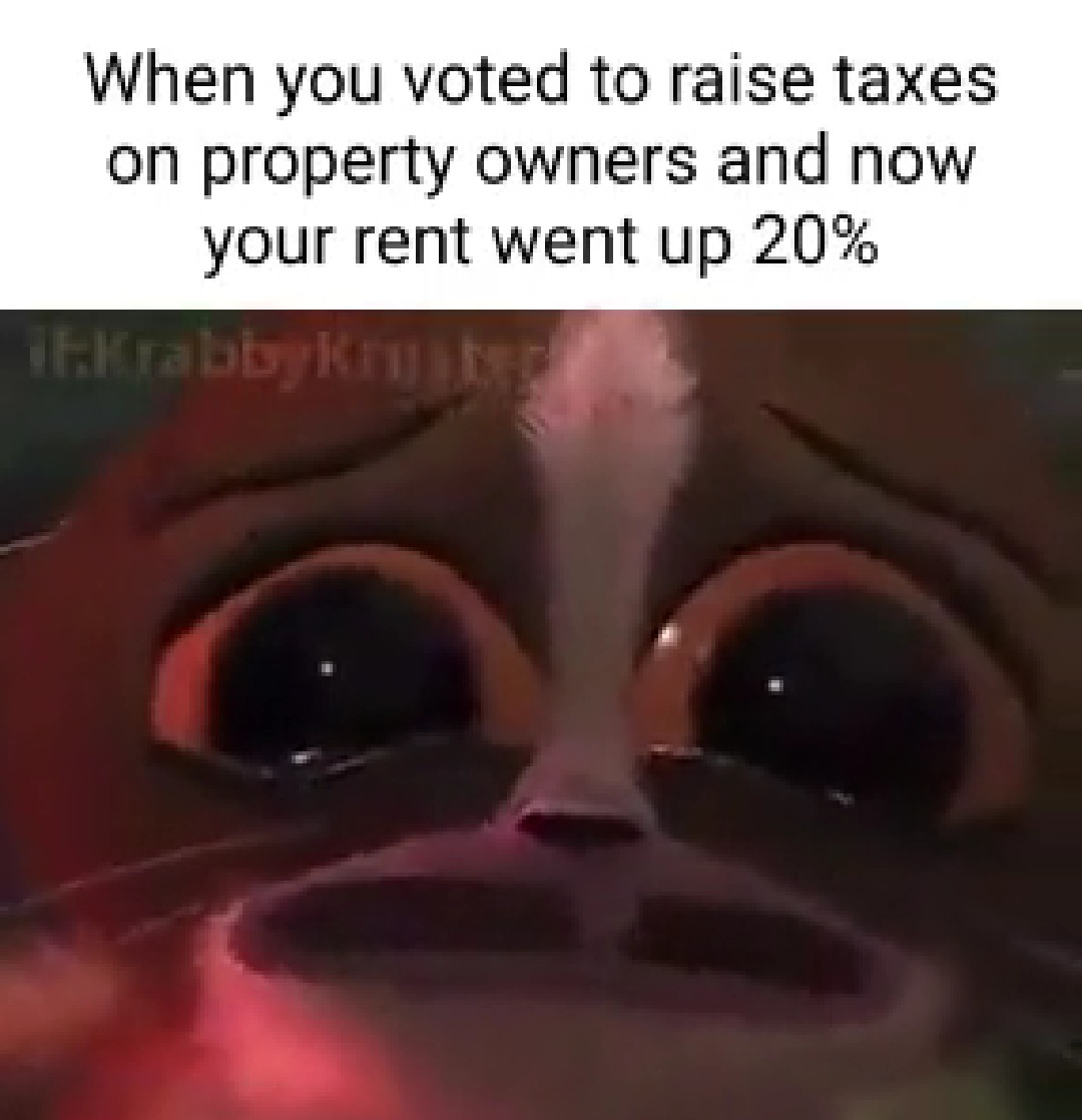 Landlords bad - meme