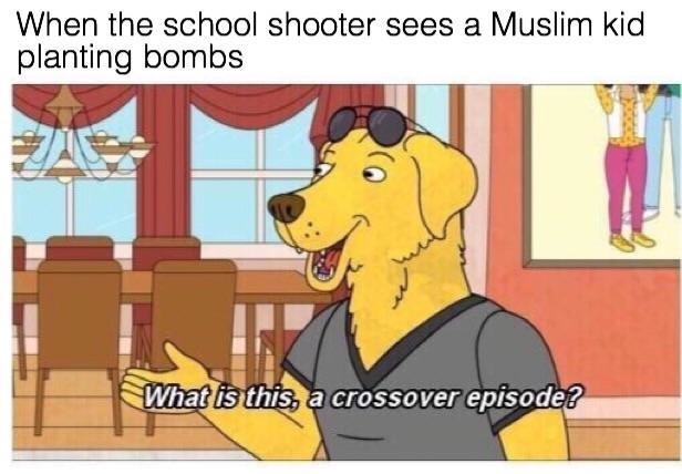 School shooting is so cliché. Get some OC - meme