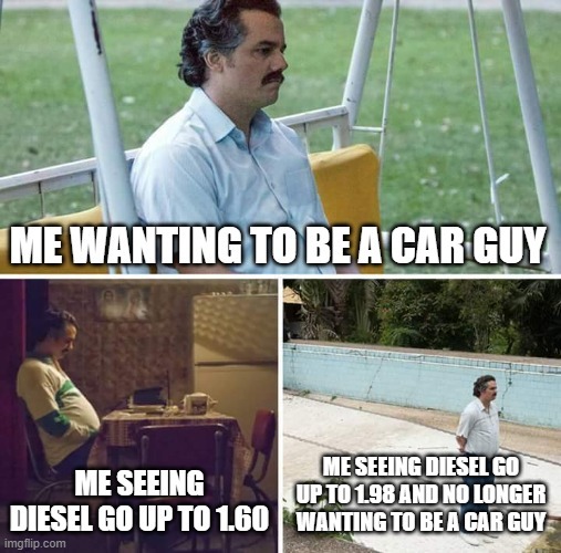 Me waiting to be a car guy - meme