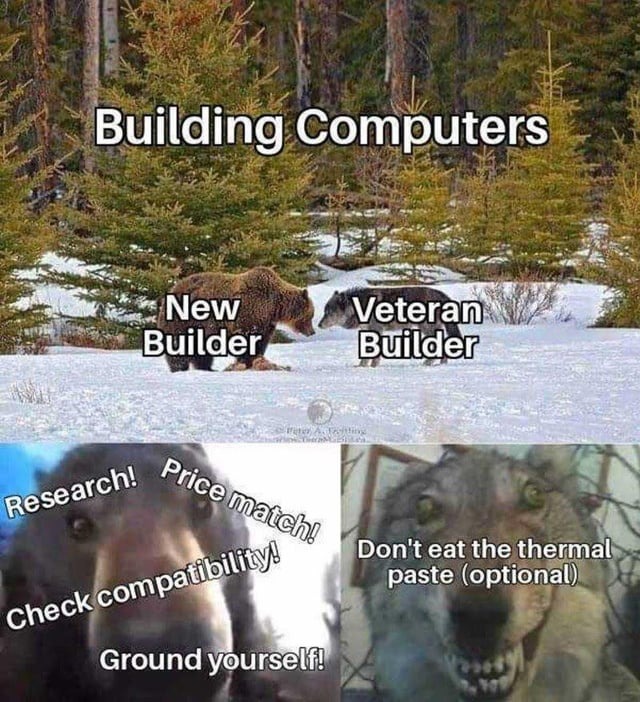 Building Computers - meme