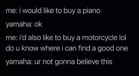Yamaha's products - meme