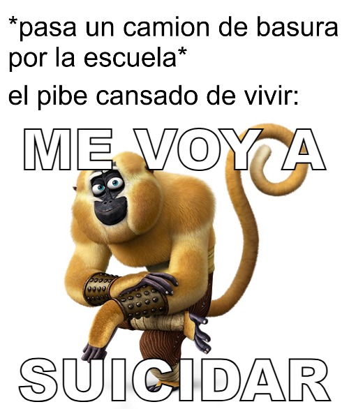 NO PIBE CANSADO DE VIVIR NO LO HAGAS ESPERA NOOOOOOO *c tira* NOOOOOOOOOO - meme