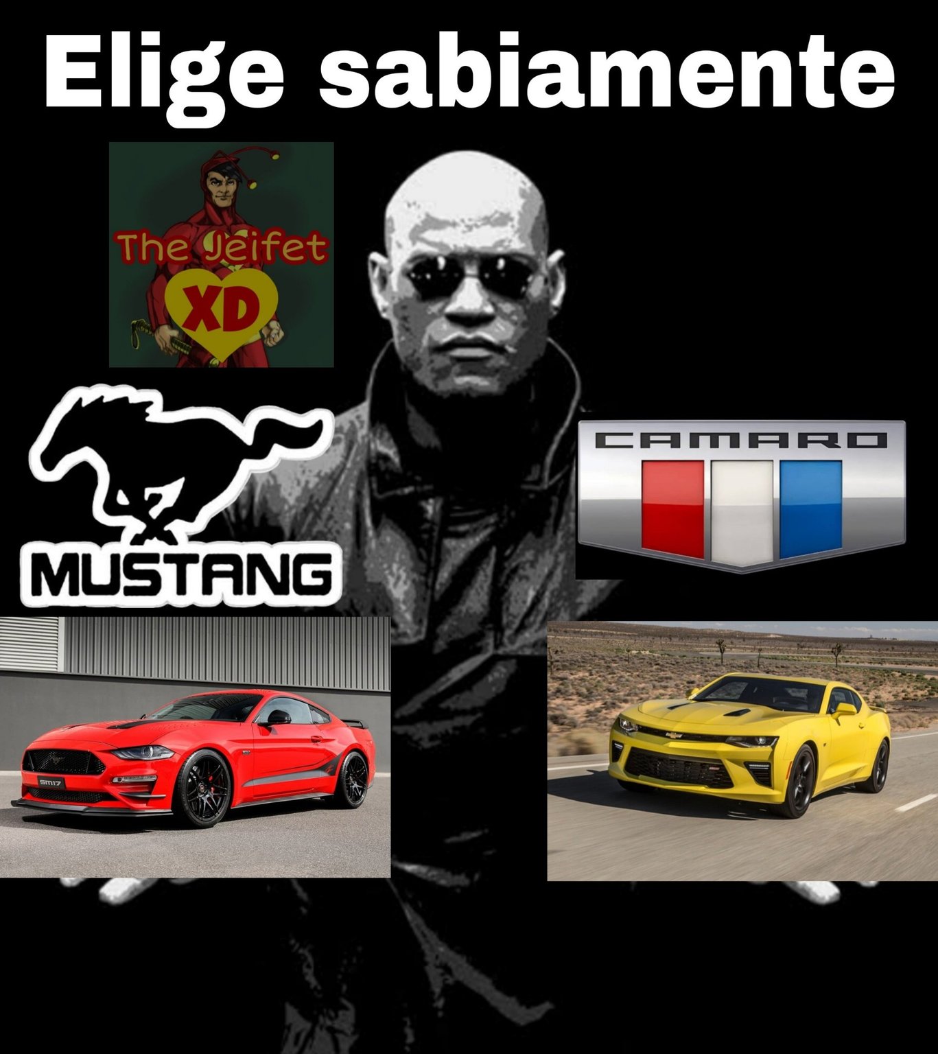 Mustang o Camaro? :philosoraptor: - Meme by TheJeifetXD :) Memedroid
