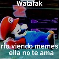 Watafak, Mario viendo los memes del autor